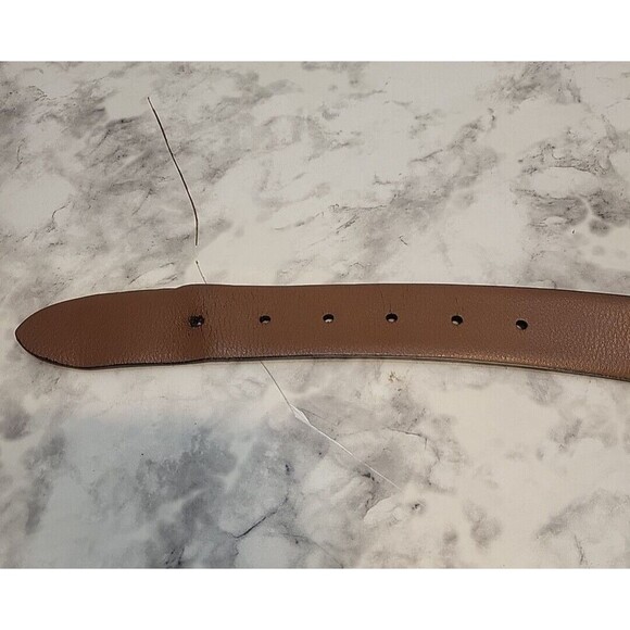 Joseph Abboud Black Genuine Leather Dress Belt Italy Men's Size 45" - Picture 7 of 8